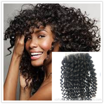 Human Hair Lace Closure in Kinky Crul (4*4)